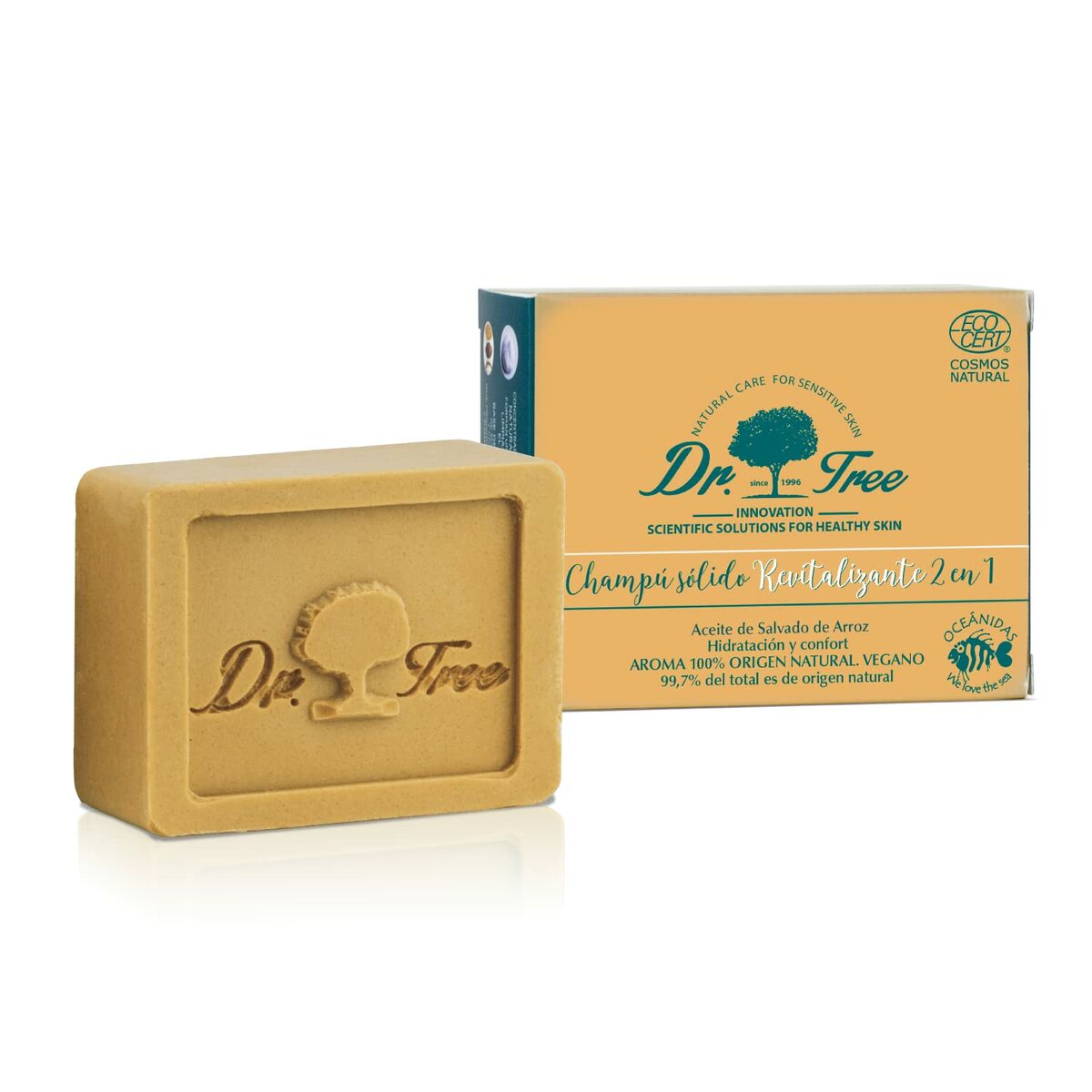 Șampon solid Dr. Tree Revitalizantă 75 g